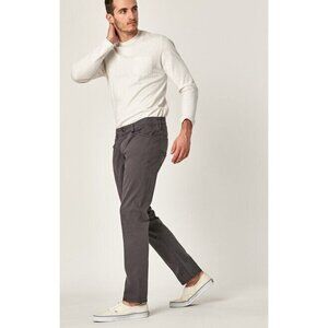 𝅺mavi Sz 29 X 34 Men's Dark Gray In Stretch Twill "Marcus" Slim Straight Leg